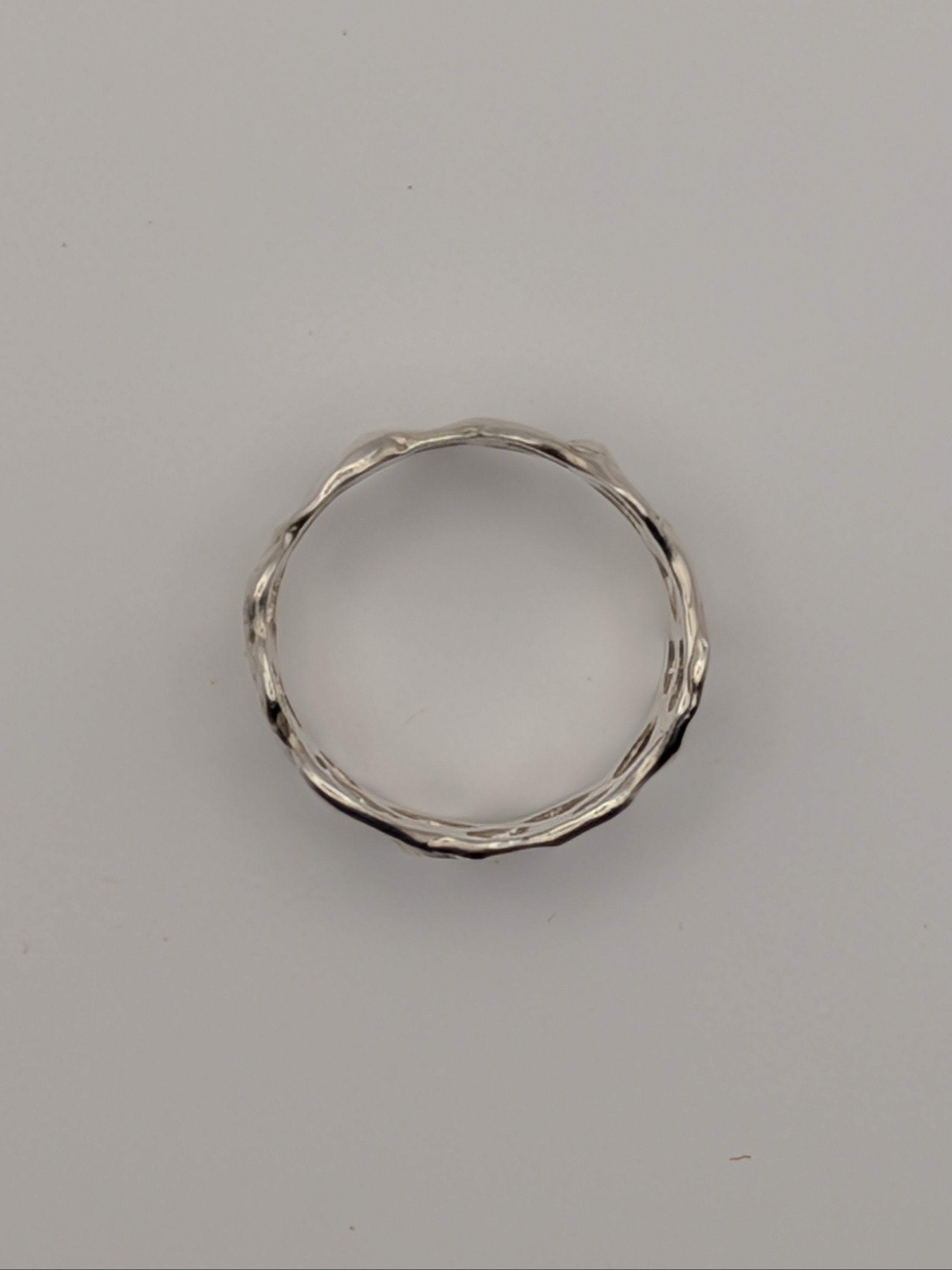 Sterling Silver honeycomb ring