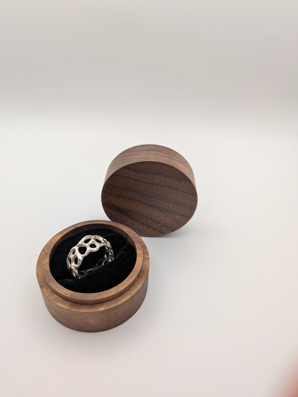 Sterling Silver honeycomb ring