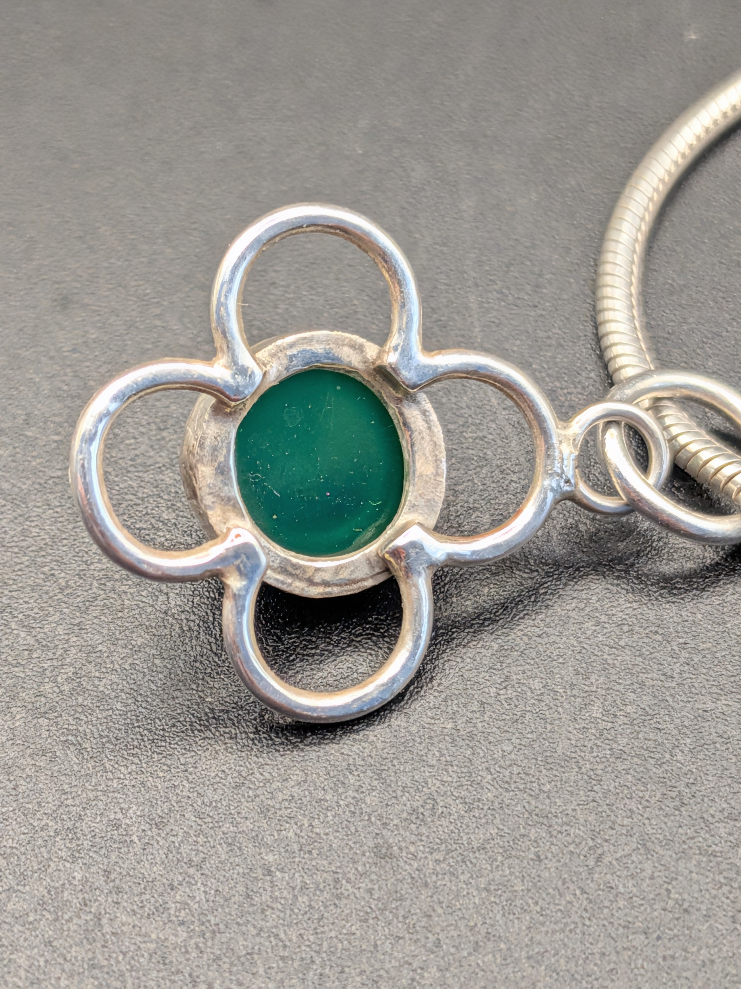 Quatrefoil pendant
