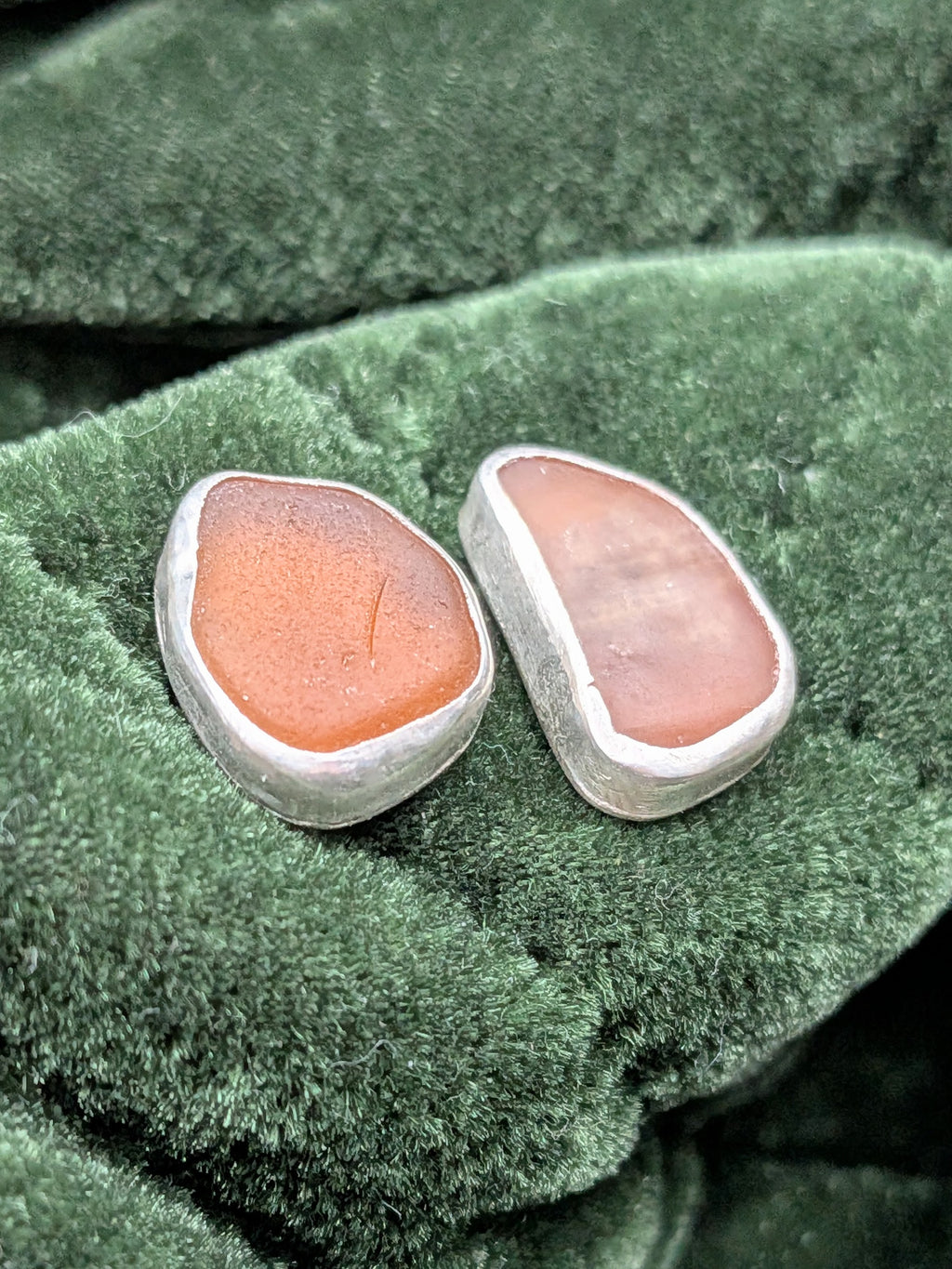 Seaglass Studs