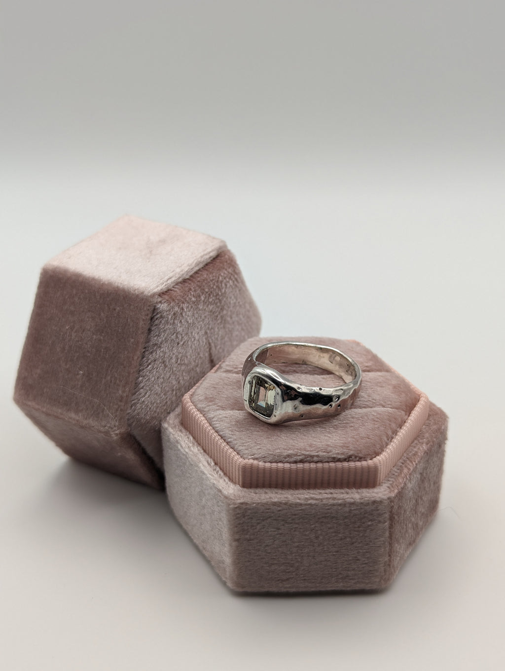 Emerald-Cut Citrine Signet